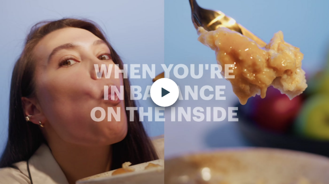 Beauty for Breakfast paid video campaign creative