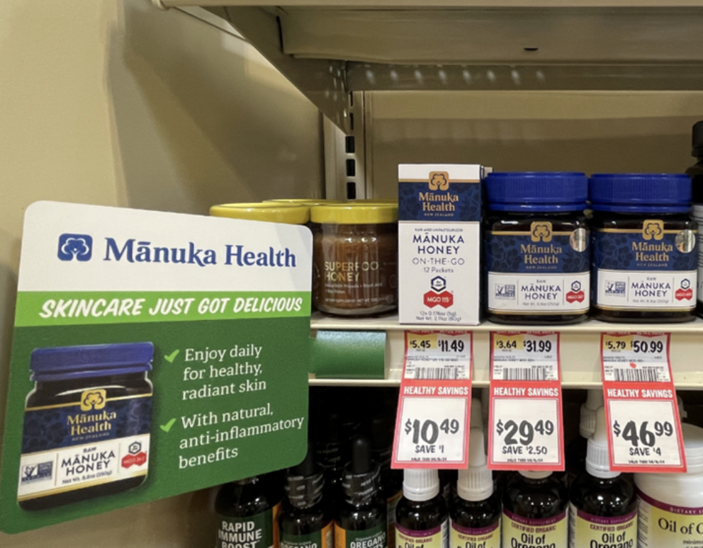 Beauty for Breakfast retail activation at Sprouts