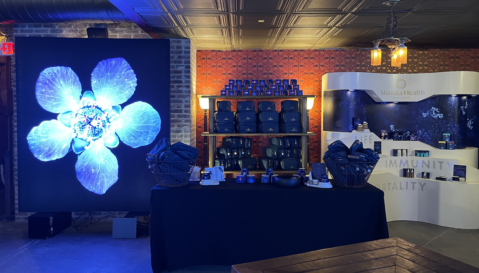 Mānuka Health skincare pop-up activation during SXSW in Austin